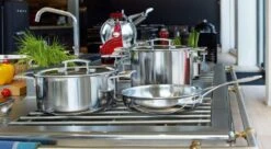 Demeyere Röstpfanne Industry Mit Röstgitter 14 Demeyere Röstpfanne Industry Mit Röstgitter -Küchenbedarf Laden Demeyere DM 11 07 009 l