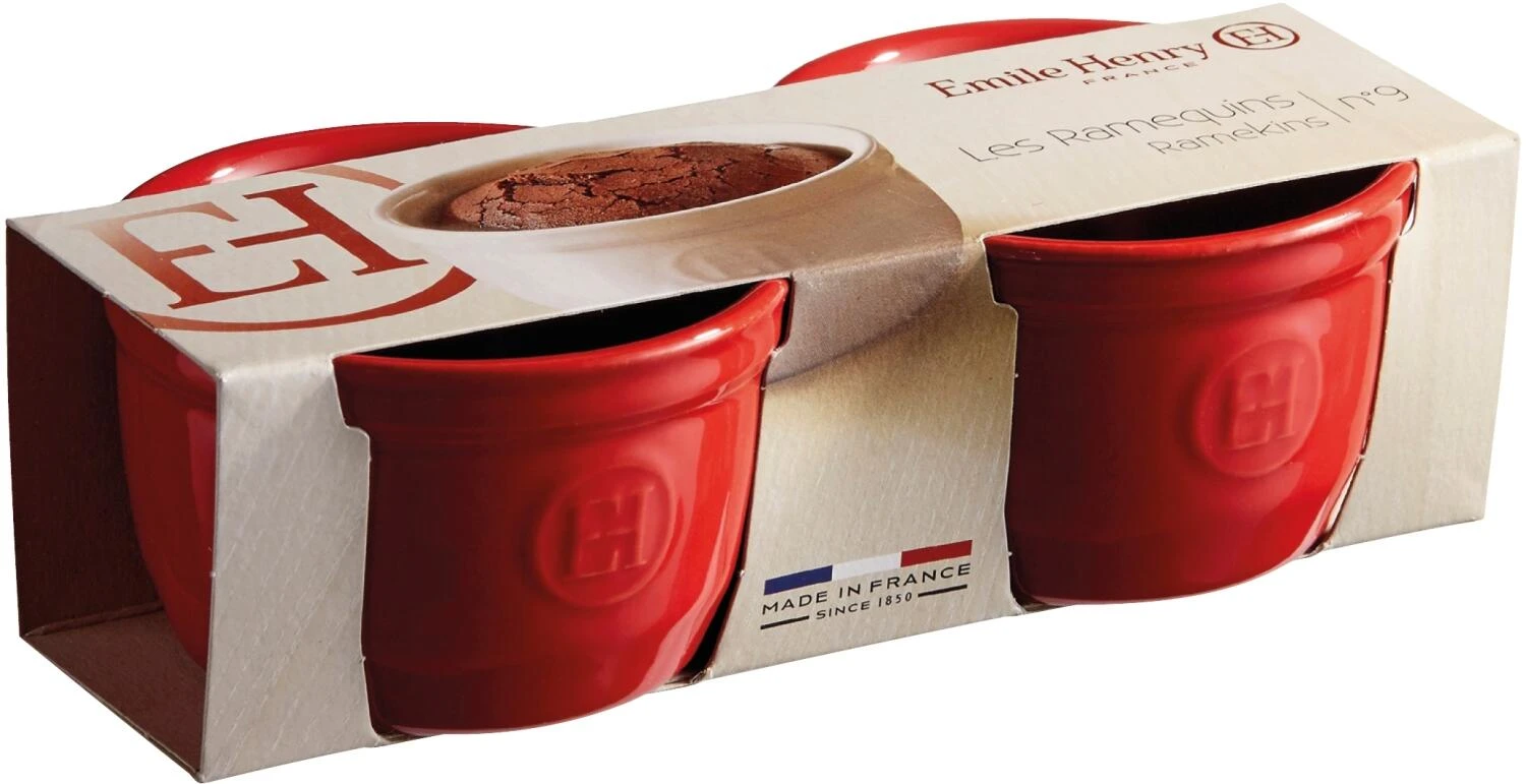 Emile Henry Töpfchen Nr. 9 In Granatapfel, 2er Set 4 Emile Henry Töpfchen Nr. 9 In Granatapfel, 2er Set – Bild 2