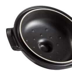 Emile Henry Schmortopf Delight Rund In Ardoise -Küchenbedarf Laden EH 6640 776640 Cocotte 4L DutchOven Casserole Delight Lid