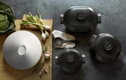 Emile Henry Schmortopf Delight Oval In Ardoise -Küchenbedarf Laden EH 66XX 7766XX Amb Delight GammeCocotte CasserolesRange Top H