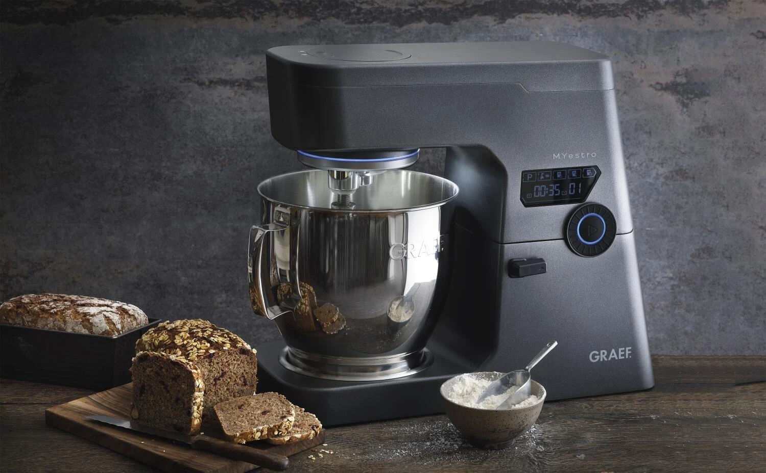 GRAEF Küchenmaschine MYestro In Eisenglimmergrau 10 GRAEF Küchenmaschine MYestro In Eisenglimmergrau – Bild 8