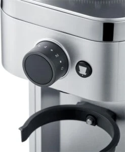 GRAEF Kaffeemühle CM 500, Silber -Küchenbedarf Laden Graef CM500 Drehknopf
