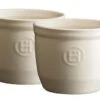 Emile Henry Töpfchen Nr. 8 In Ton, 2er Set -Küchenbedarf Laden HD024008 setramequin8 neu xl