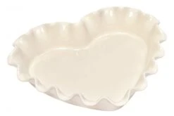 Emile Henry Herzform Mit Wellenrand In Ton