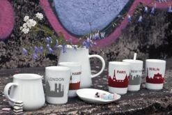 Kahla Five Senses Touch! Maxi-Becher Hannover In Rot -Küchenbedarf Laden Kahla touch Skylines l