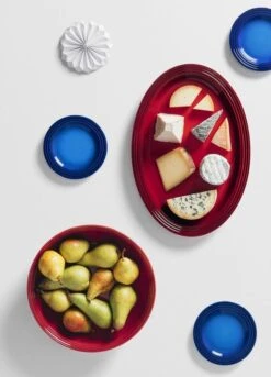 Le Creuset Servierplatte Oval In Perlgrau -Küchenbedarf Laden LS 91059518060099 2 l 2