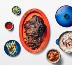 Le Creuset Servierplatte Oval In Deep Teal -Küchenbedarf Laden LS 91059518090099 2 l 1