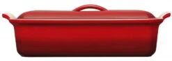 Le Creuset Pastetenform Aus Steinzeug In Kirschrot -Küchenbedarf Laden LeCreuset 91008432064000 Pastetenform 32cm 3 l