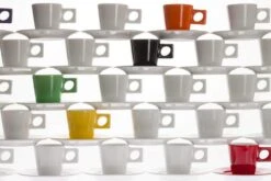 NYNY Café Au Lait Unterasse Von Porzellanfabrik Walküre, Weiß -Küchenbedarf Laden MG 5014 l 2