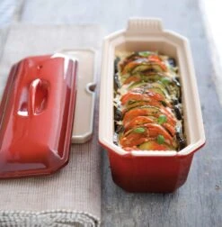 Le Creuset Pastetenform Aus Steinzeug In Kirschrot -Küchenbedarf Laden Poterie 1 2 2 l