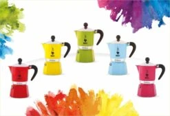 Bialetti Espressokocher Rainbow Grün 9 Bialetti Espressokocher Rainbow Grün -Küchenbedarf Laden Rainbow