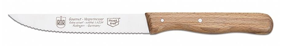 RÖR Gourmet-Vespermesser Mit Buchenholzgriff 3 RÖR Gourmet-Vespermesser Mit Buchenholzgriff