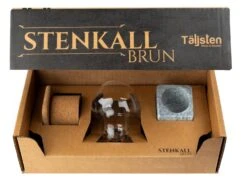 Täljsten Spirituosen-Kühler Aus Speckstein Mit Trinkglas -Küchenbedarf Laden Stenkall Brun Emballage O ppet 1