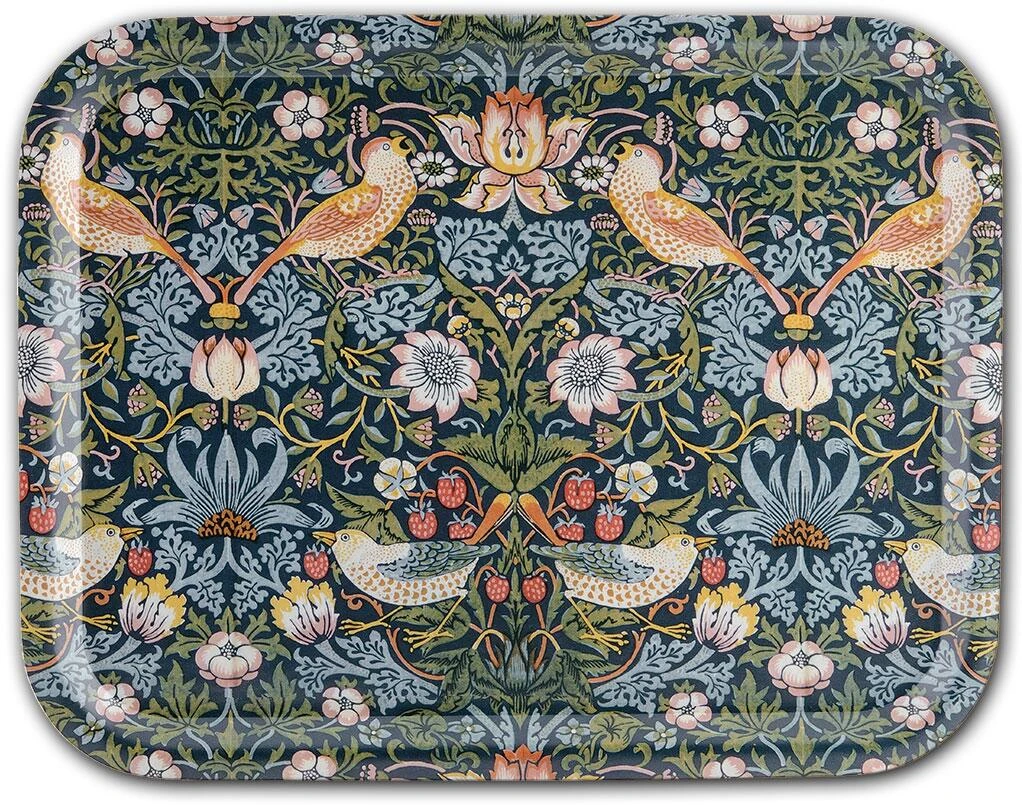 Åry Trays Tablett Strawberry Thief Rechteckig 3 Åry Trays Tablett Strawberry Thief Rechteckig