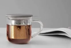 Viva Scandinavia Glastasse Eva Mit Filter, Brauner Deckel -Küchenbedarf Laden eva ambiente