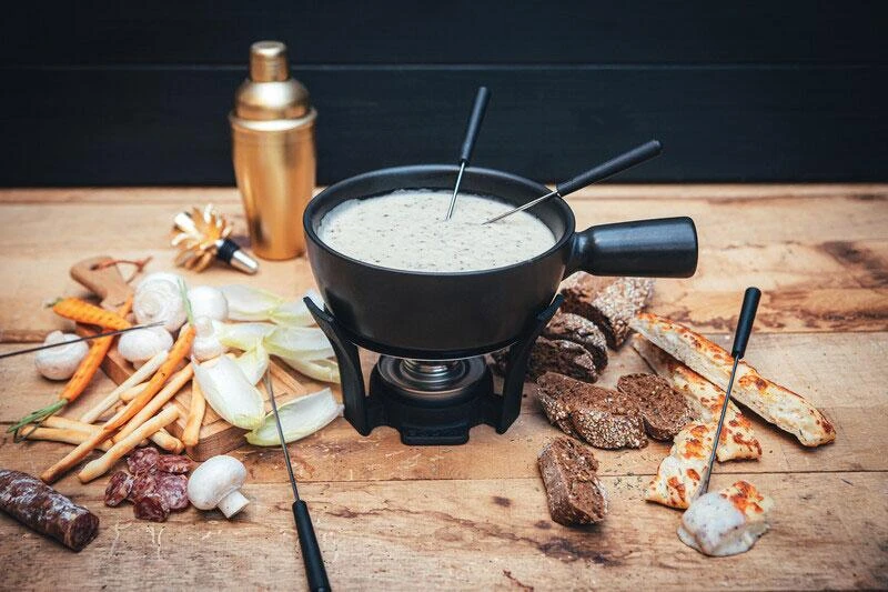 Boska Käsefondue-Set Nero 6 Boska Käsefondue-Set Nero – Bild 4