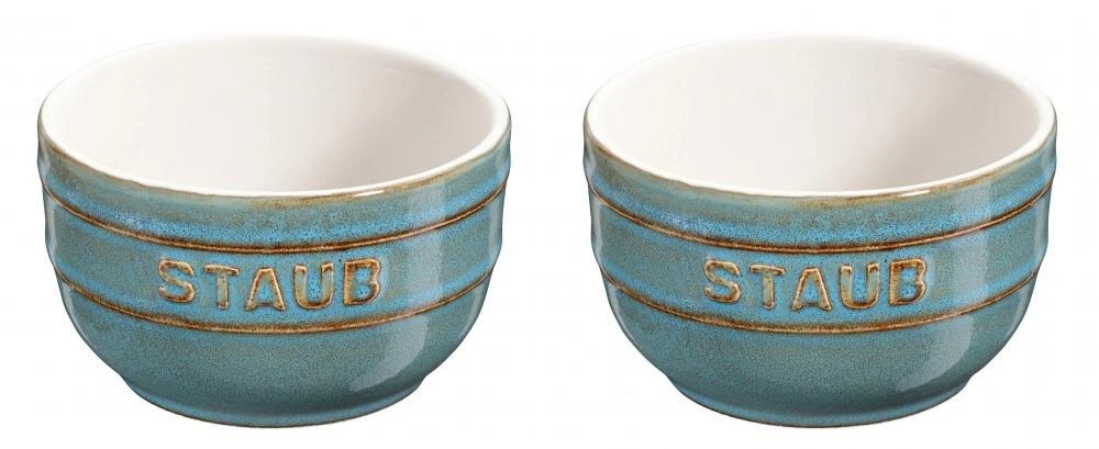 Staub Förmchen In Antiktürkis, 2er Set 3 Staub Förmchen In Antiktürkis, 2er Set