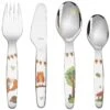 Rösle Kinderbesteck "Waldfreunde" 4-teilig 2 Rösle Kinderbesteck "Waldfreunde" 4-teilig -Küchenbedarf Laden web RS3851 96066 Kinderbesteck Waldfreunde xl